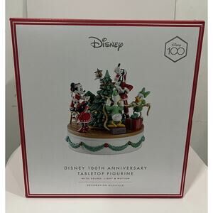 2023 Hallmark Disney 100th Anniversary Musical Tabletop Figurine w/motion NEW